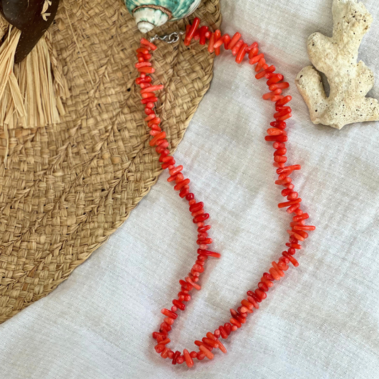 Collier en corail naturel