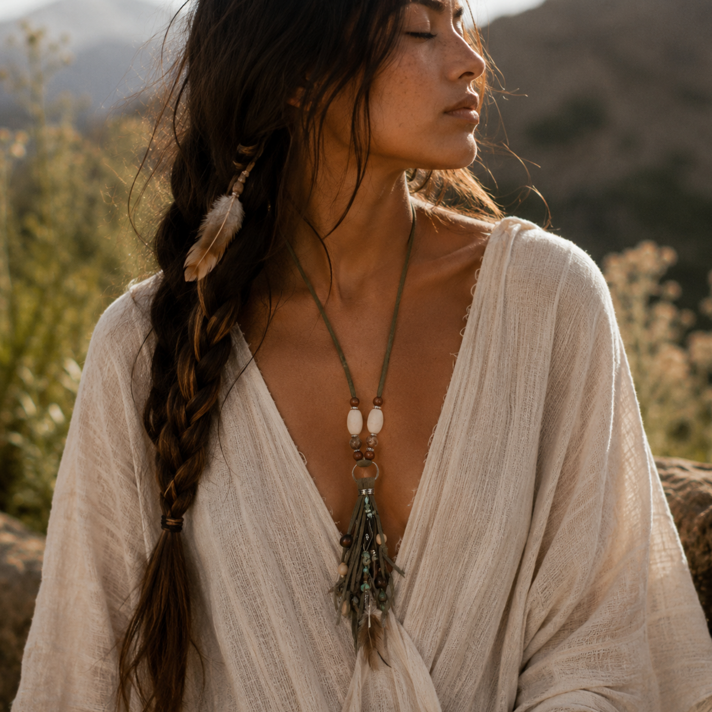 Collier sautoir NATURA