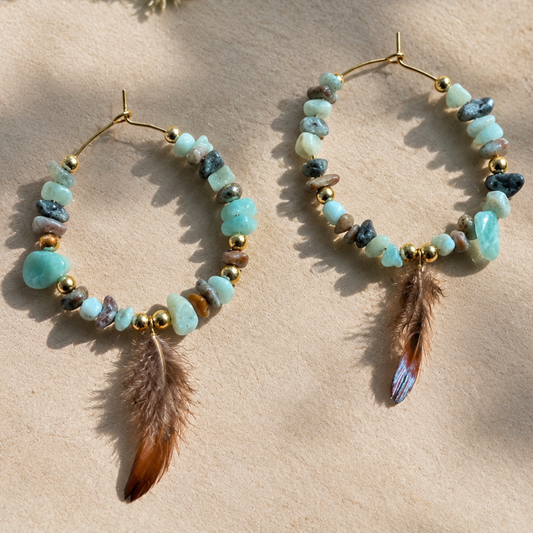Boucles d'oreilles AVENTURINE