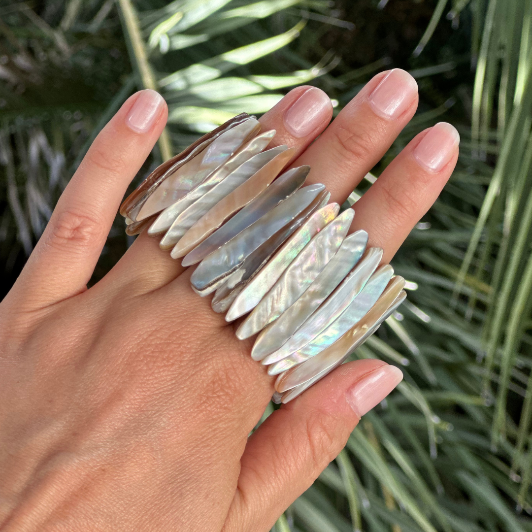 Bracelet en nacre naturelle