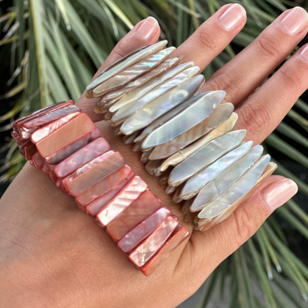 Bracelet en nacre naturelle