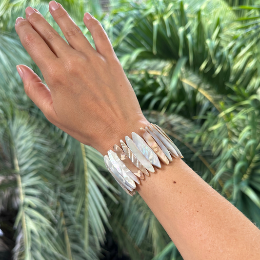 Bracelet en nacre naturelle