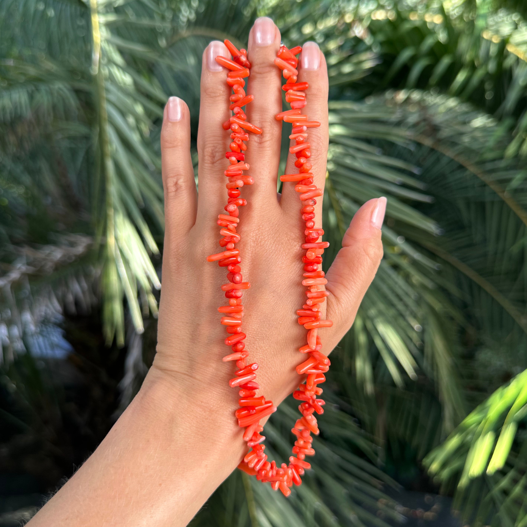 Collier en corail naturel