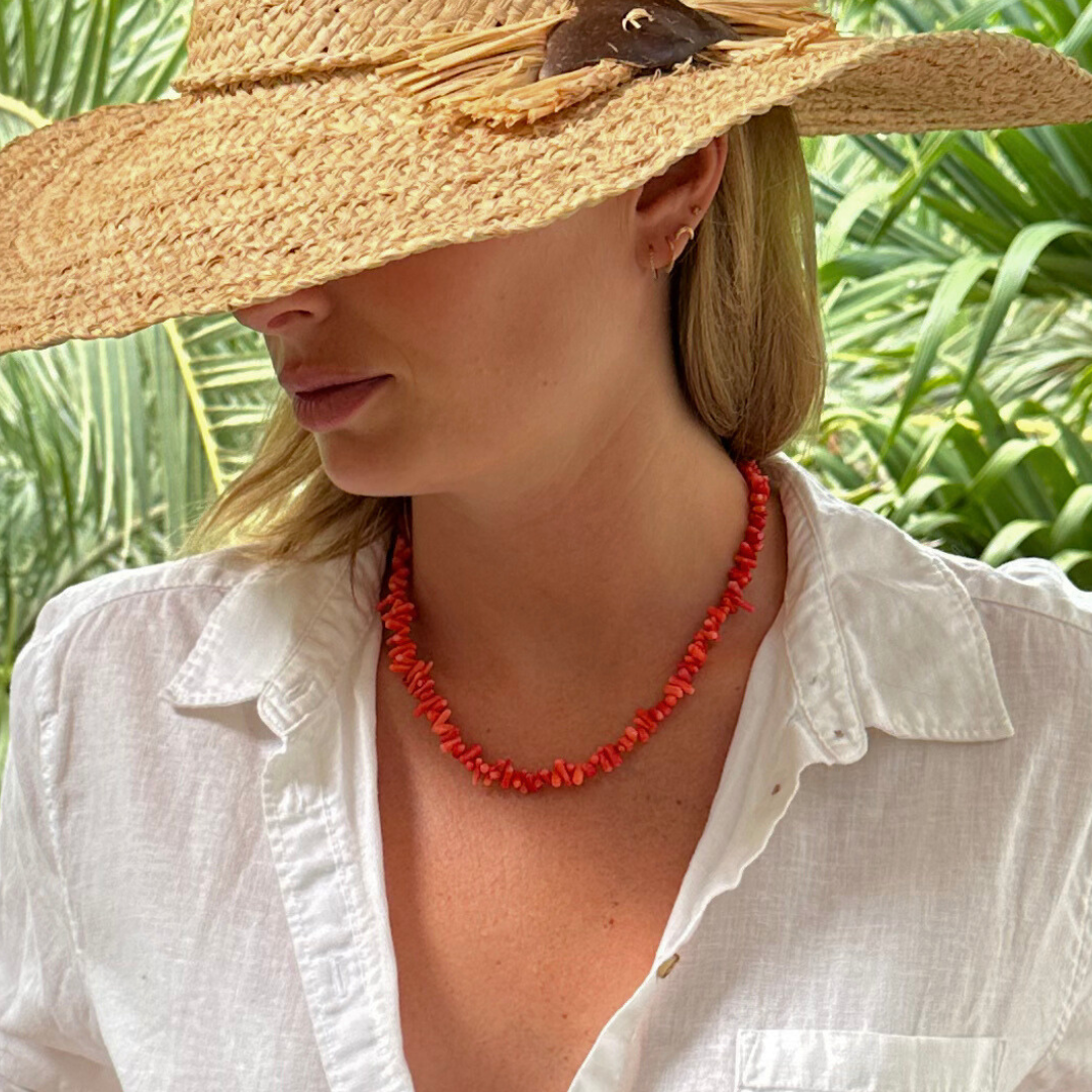 Collier en corail naturel