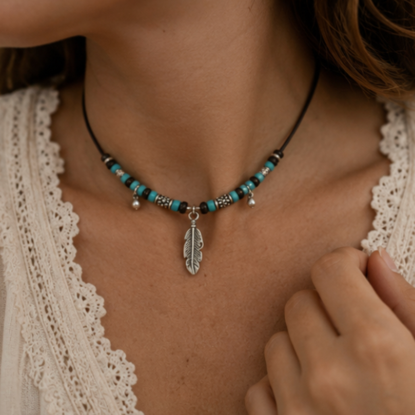 Collier ras de cou WESTERN
