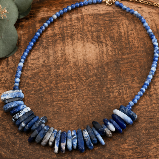 Collier ethnique sodalite