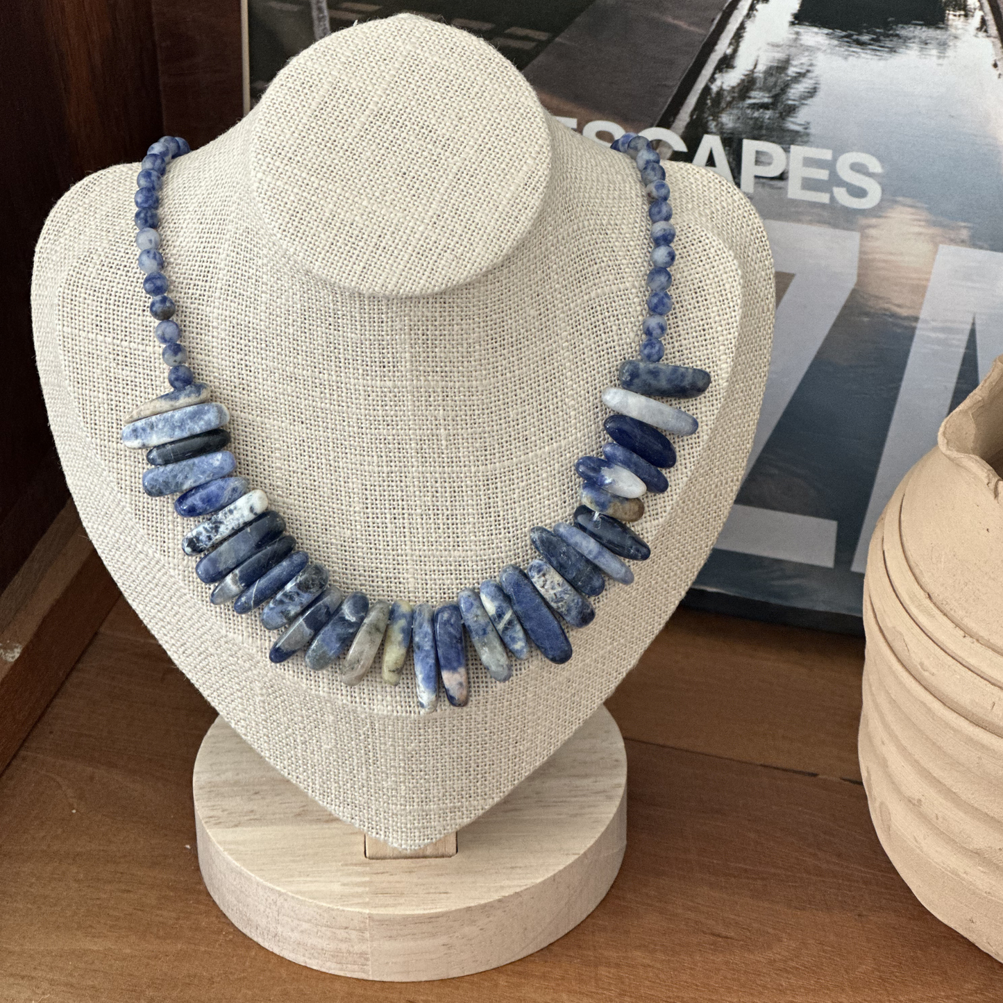 Collier ethnique sodalite