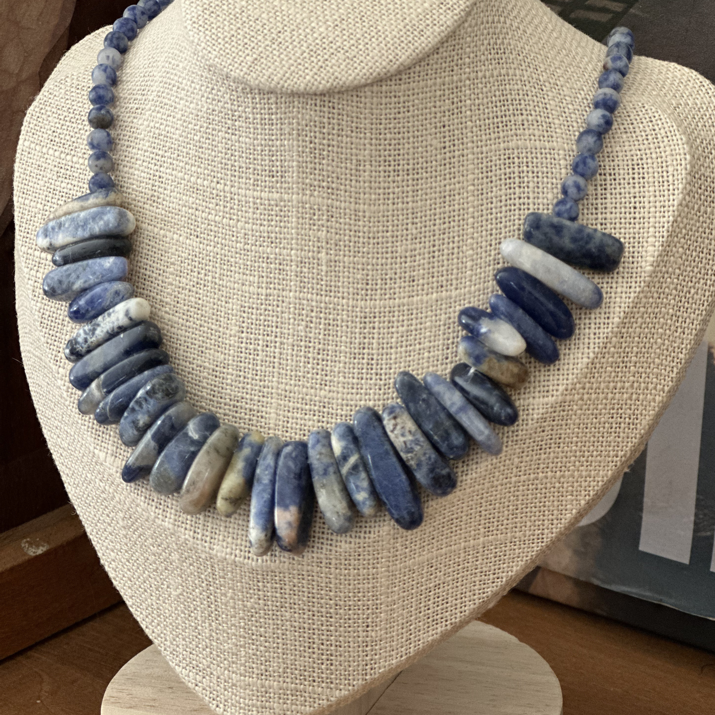 Collier ethnique sodalite