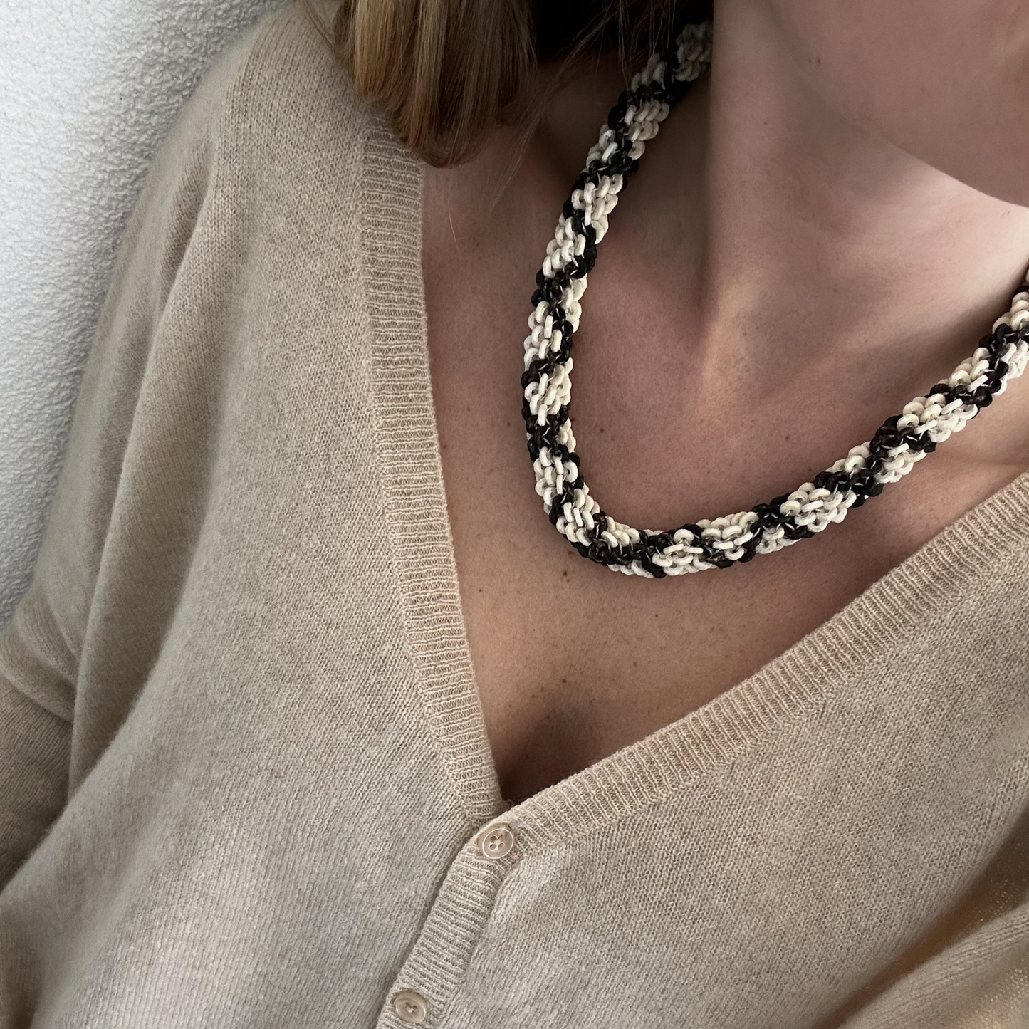 Collier ethnique torsadé