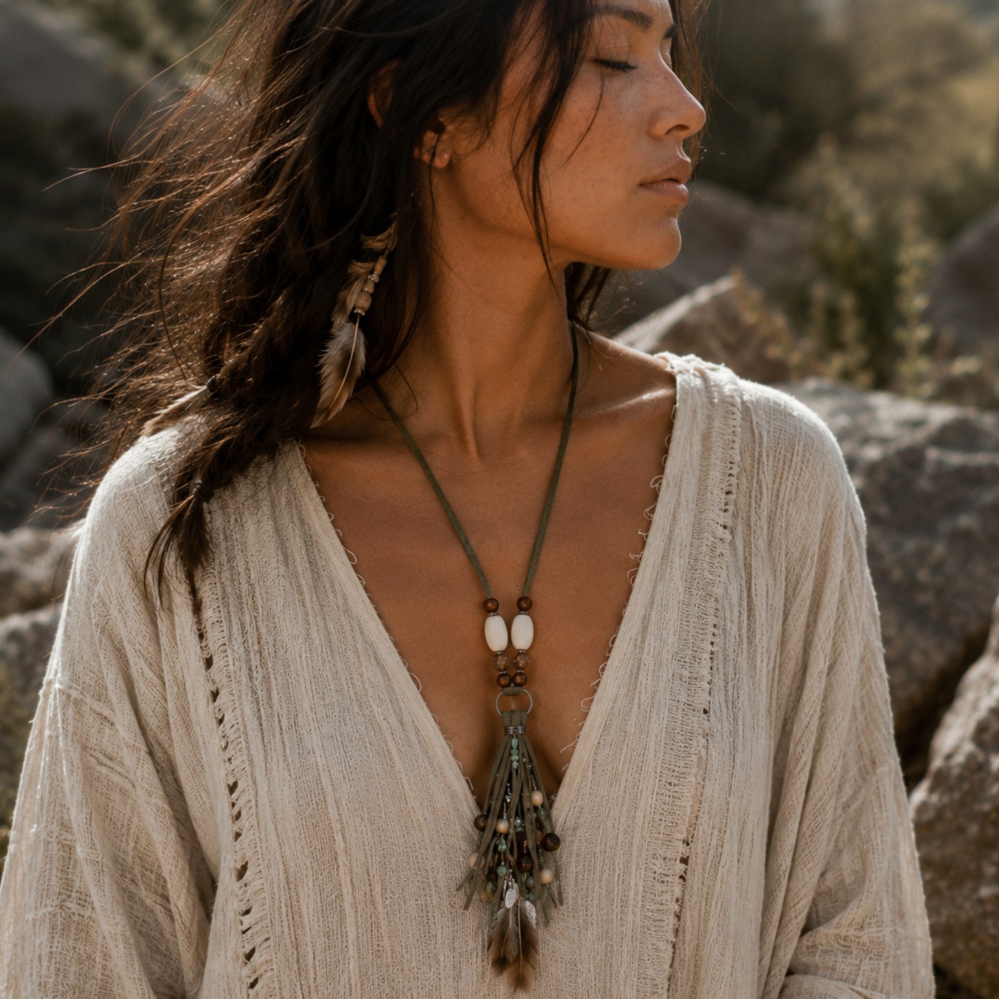 Collier sautoir NATURA