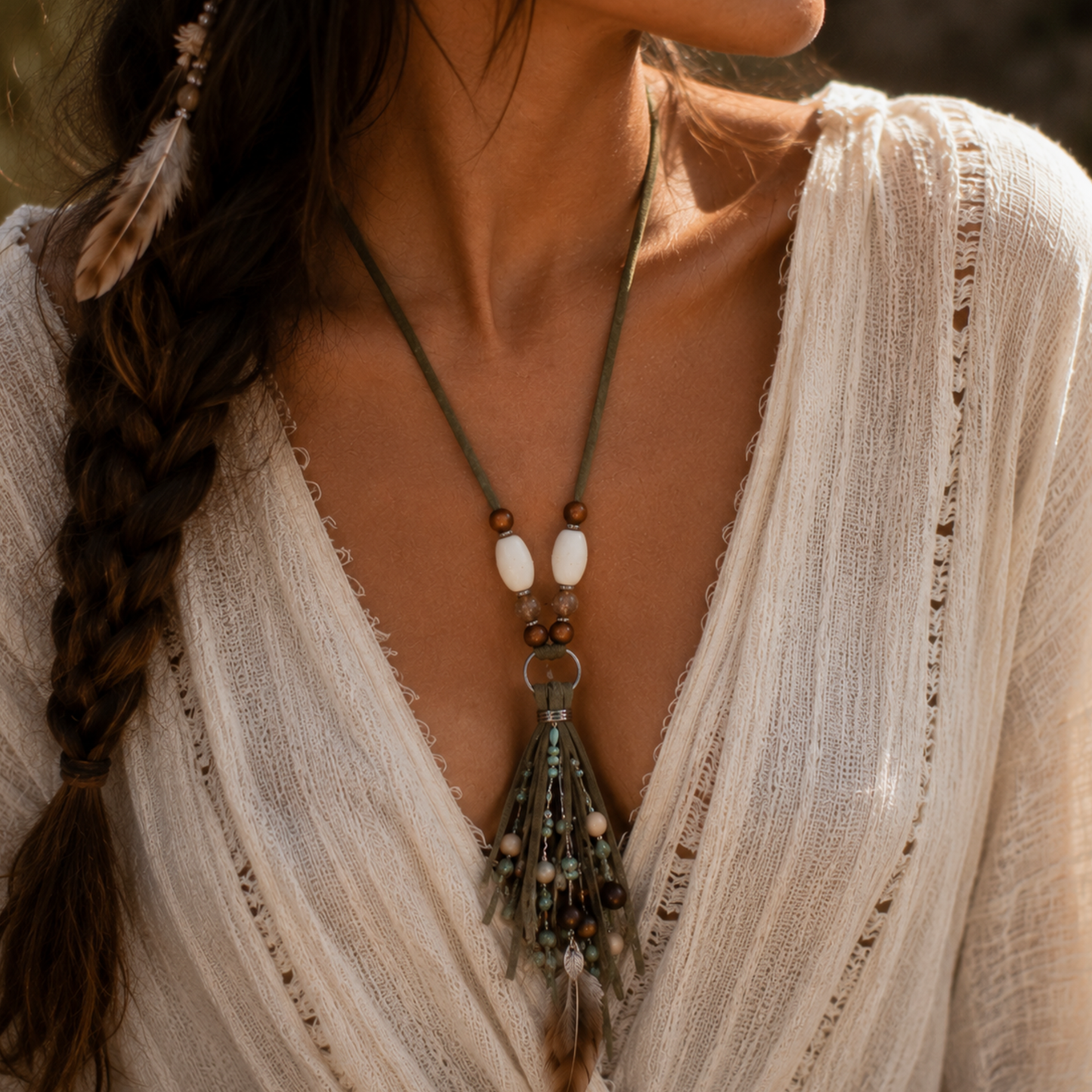 Collier sautoir NATURA