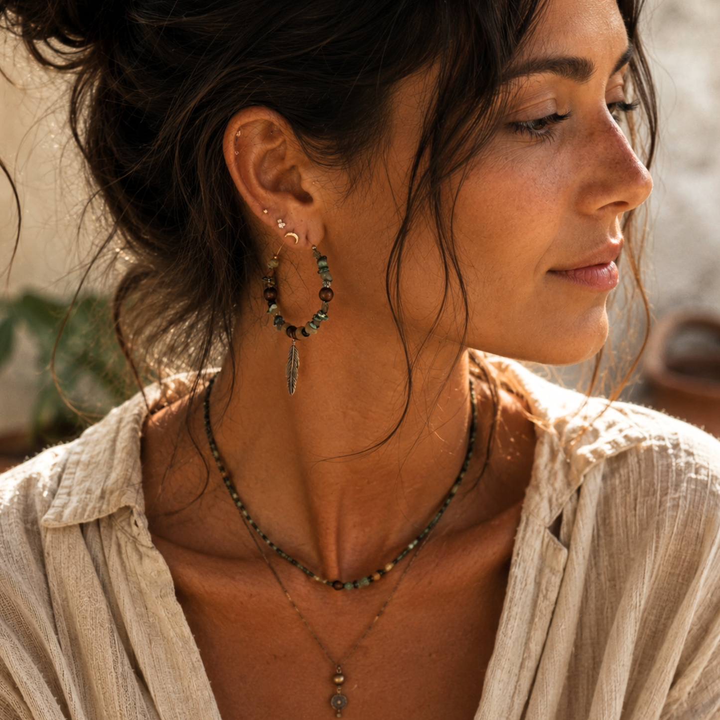 Boucles d'oreilles GAÏA