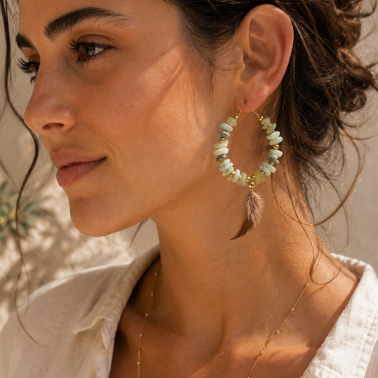 Boucles d'oreilles AVENTURINE