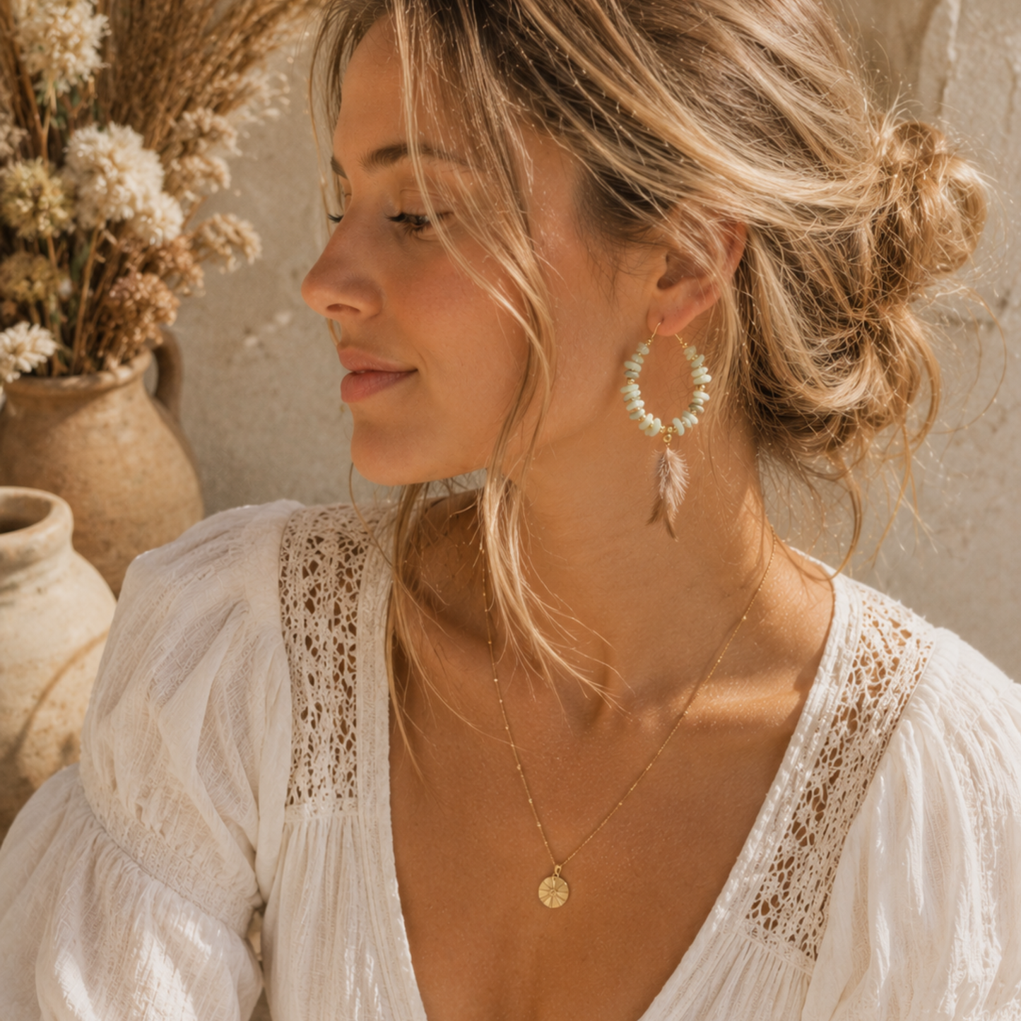 Boucles d'oreilles AVENTURINE