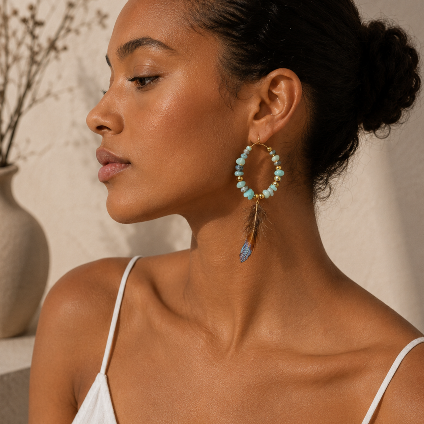 Boucles d'oreilles AVENTURINE