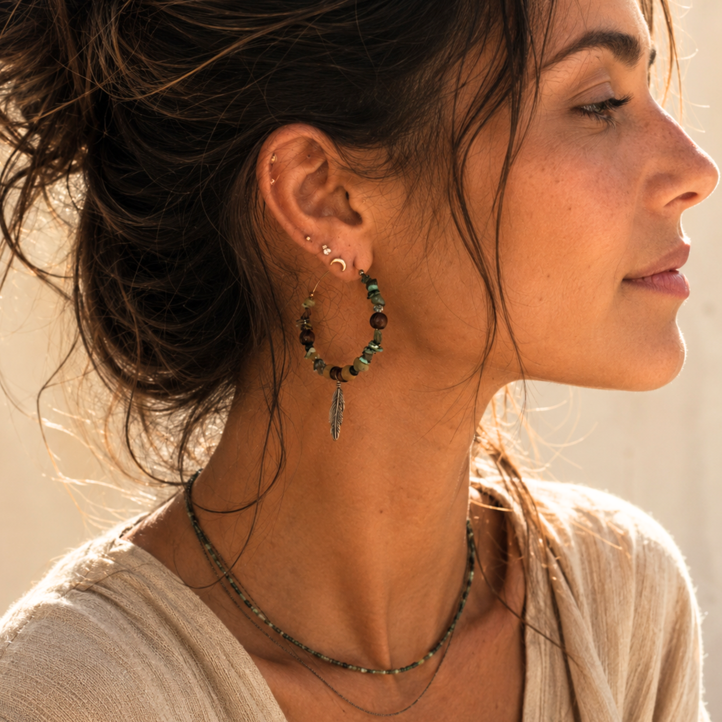 Boucles d'oreilles GAÏA