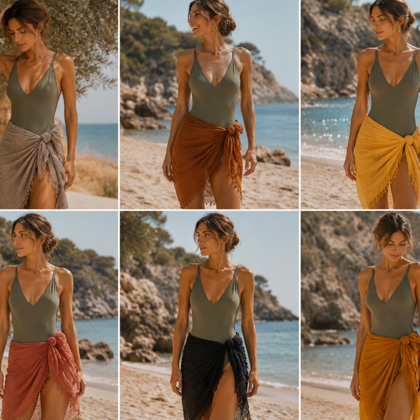Sarong en lin NOMADE
