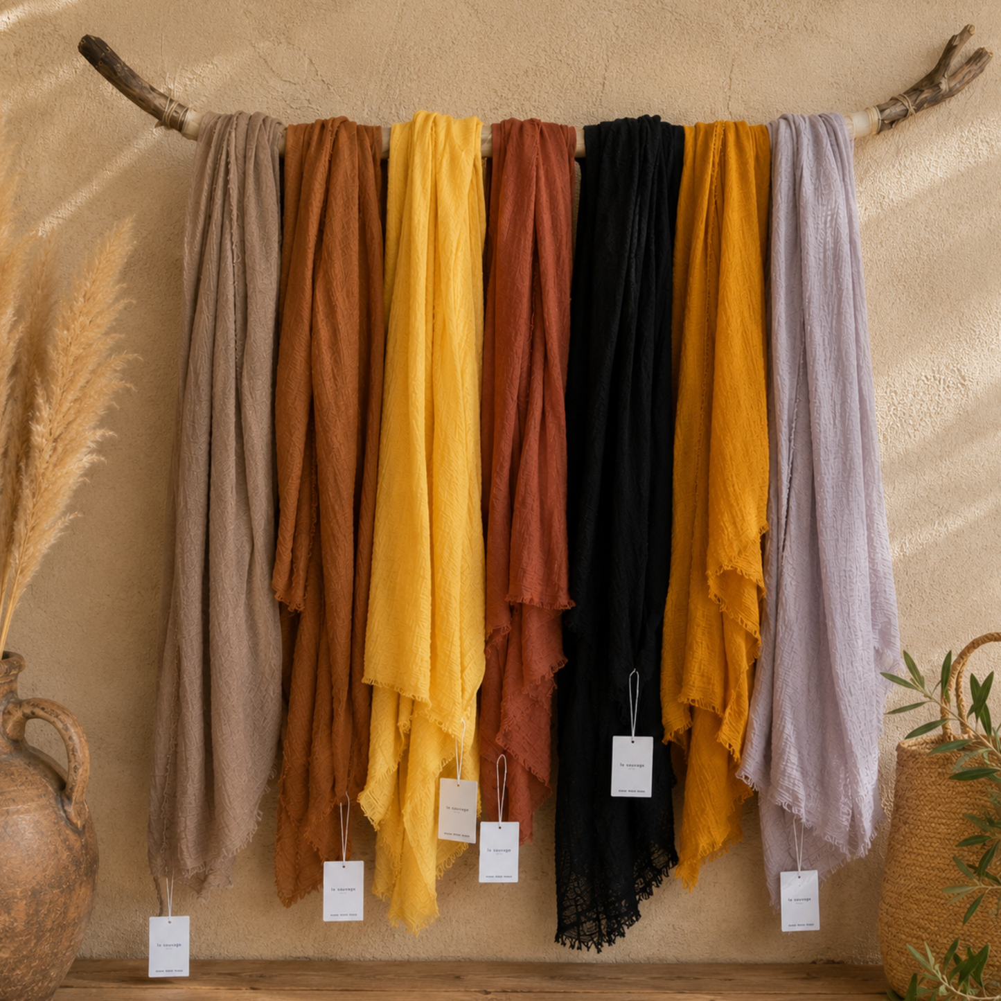 Sarong en lin NOMADE