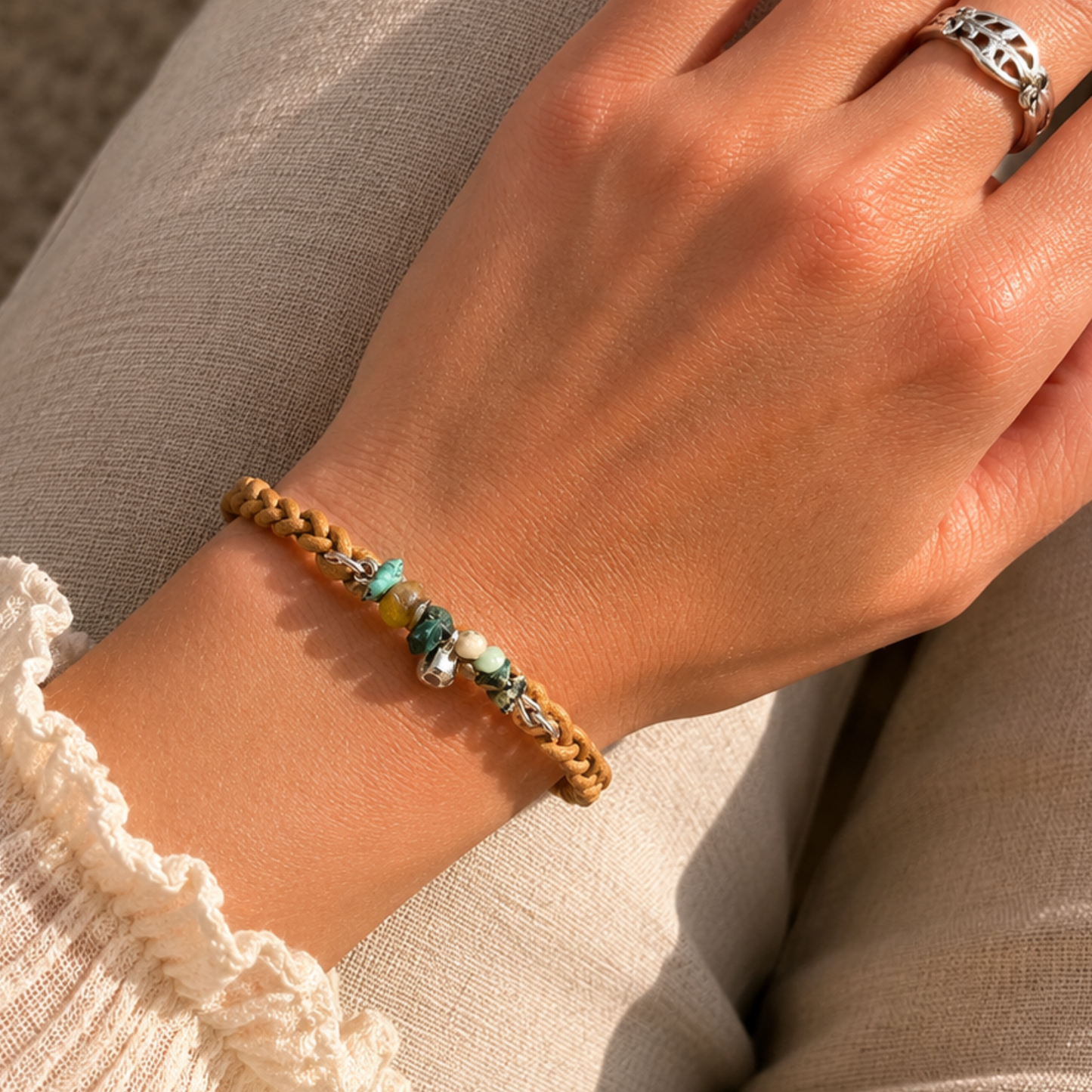 Bracelet en cuir TERRIA