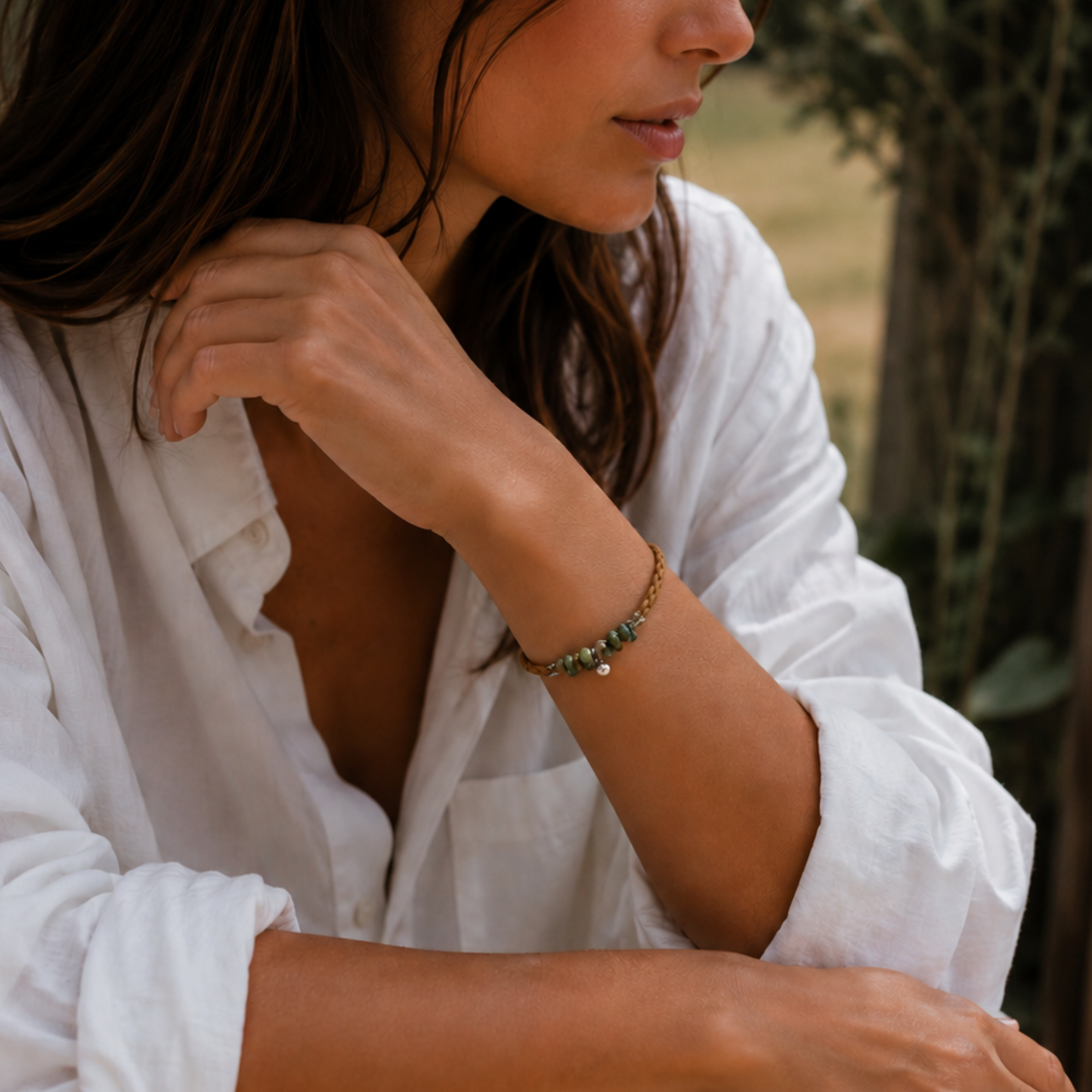Bracelet en cuir TERRIA